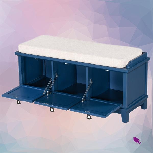 Red Barrel Studio® Solid Wood Storage Bench Wayfair